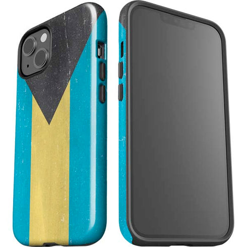 Bahamas Flag Distressed iPhone 13 Impact Case